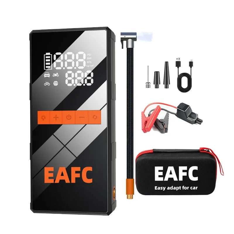 New 150PSI Air Pump Car Battery Emergency Boosters 1200A Car Jump Starter Power Bank Portable Starting Device Car Starter